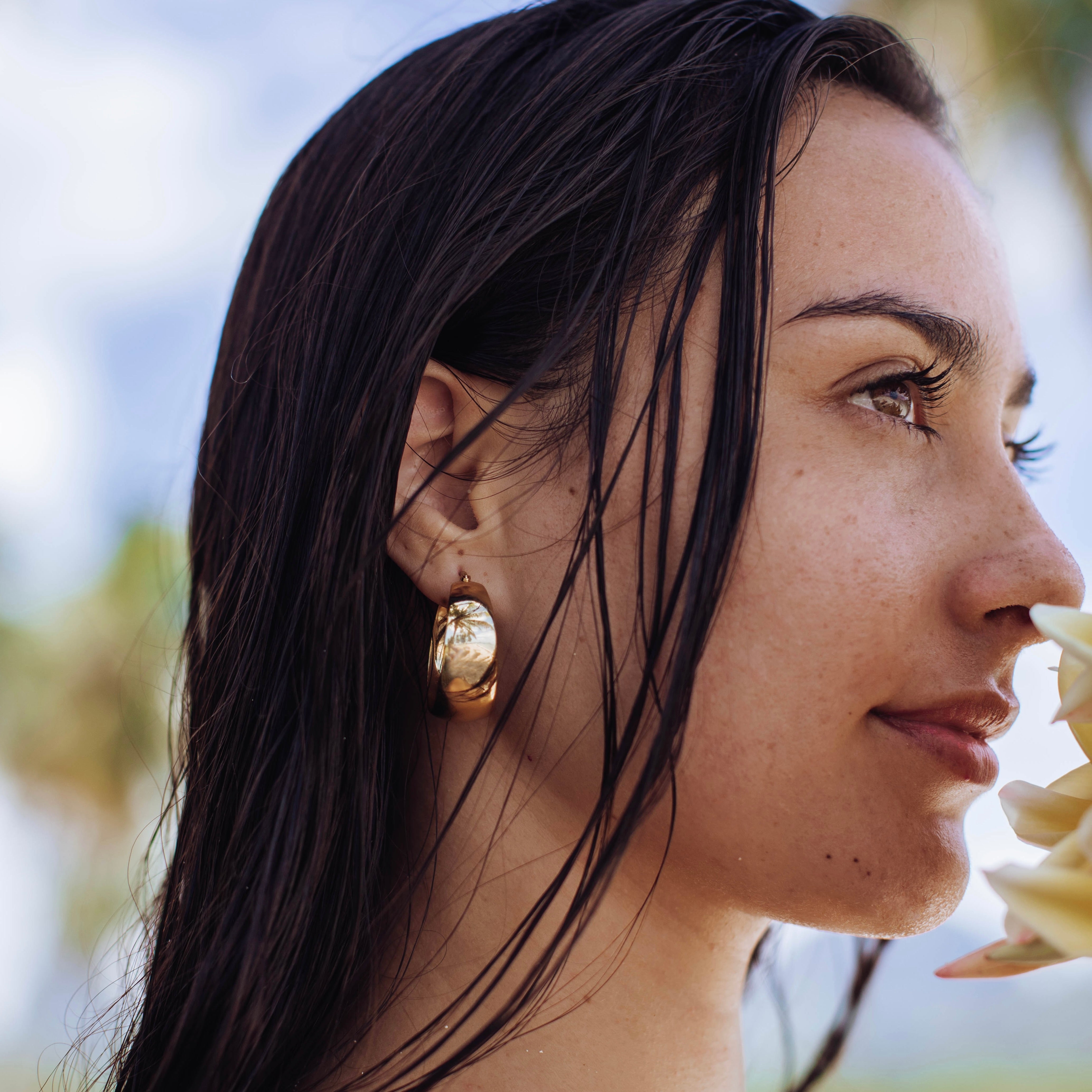 Waterproof Rebel Earrings - Lotus Jewelry Studio