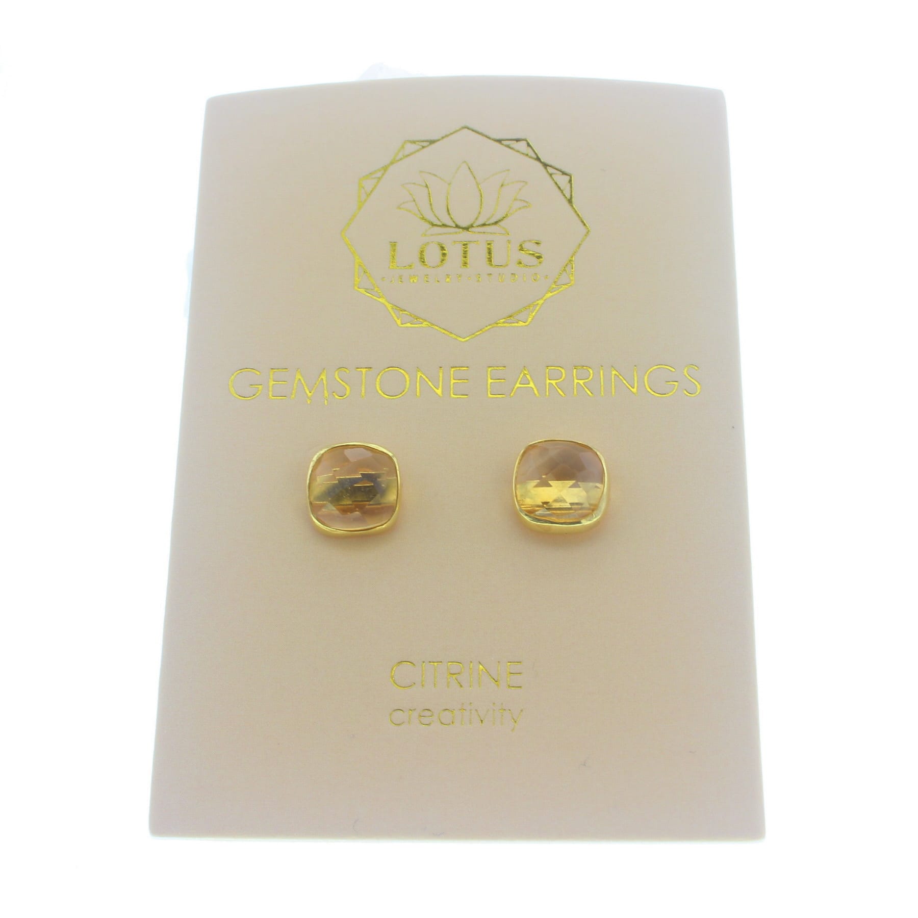 Carded Gemstone Earrings