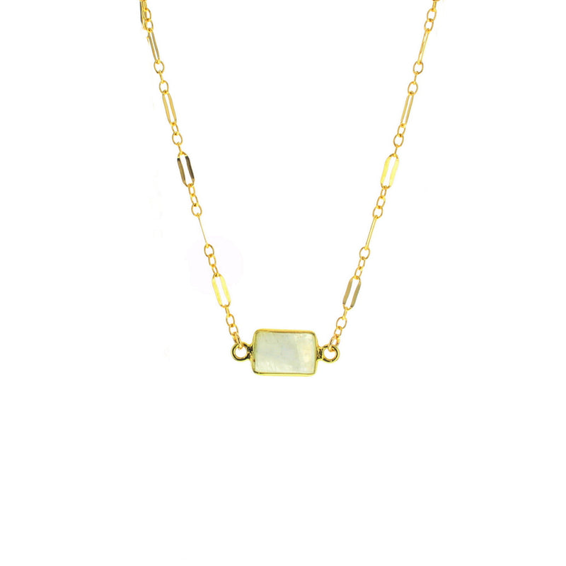 Cala Necklace - White Moonstone