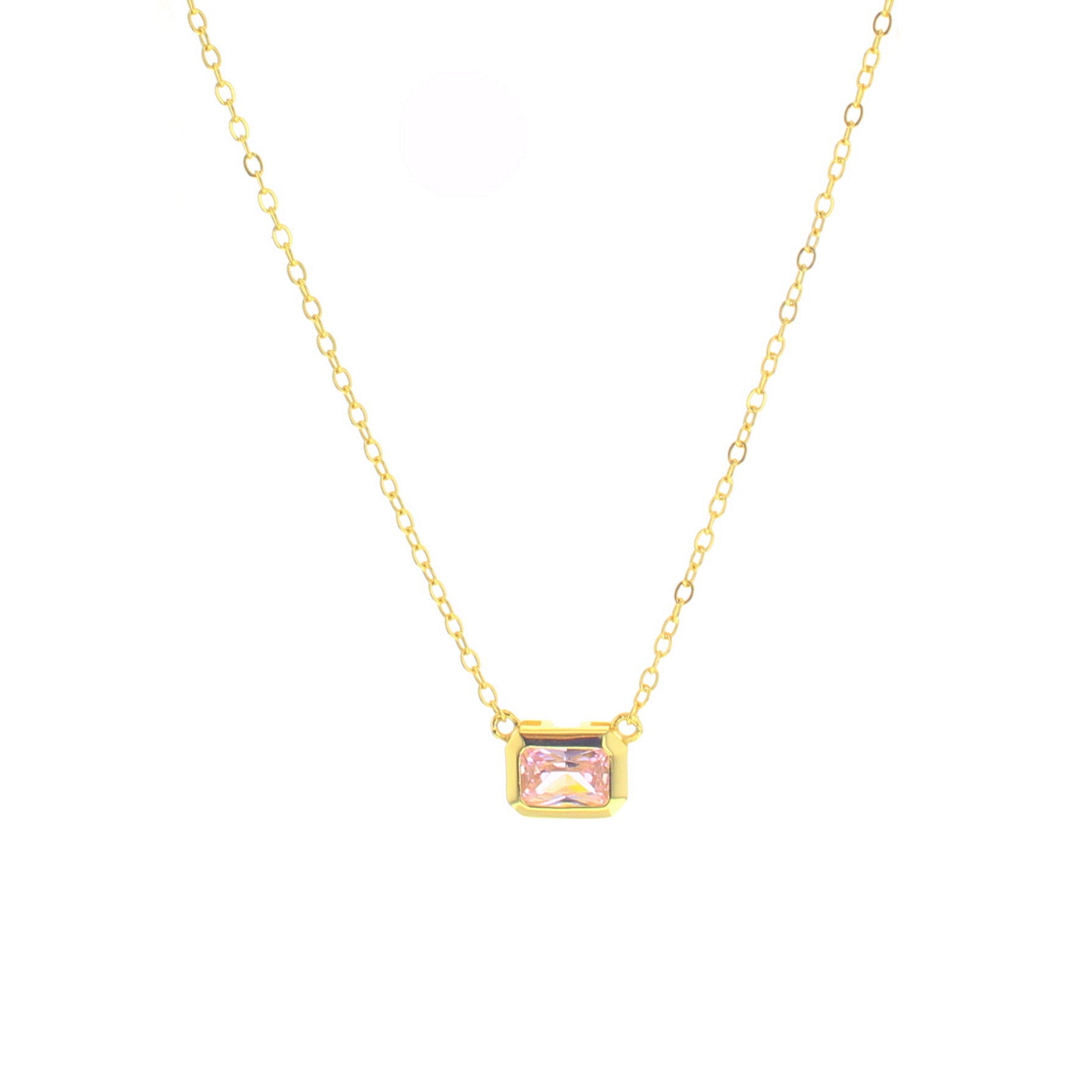 Nani Necklace - Morganite Crystal