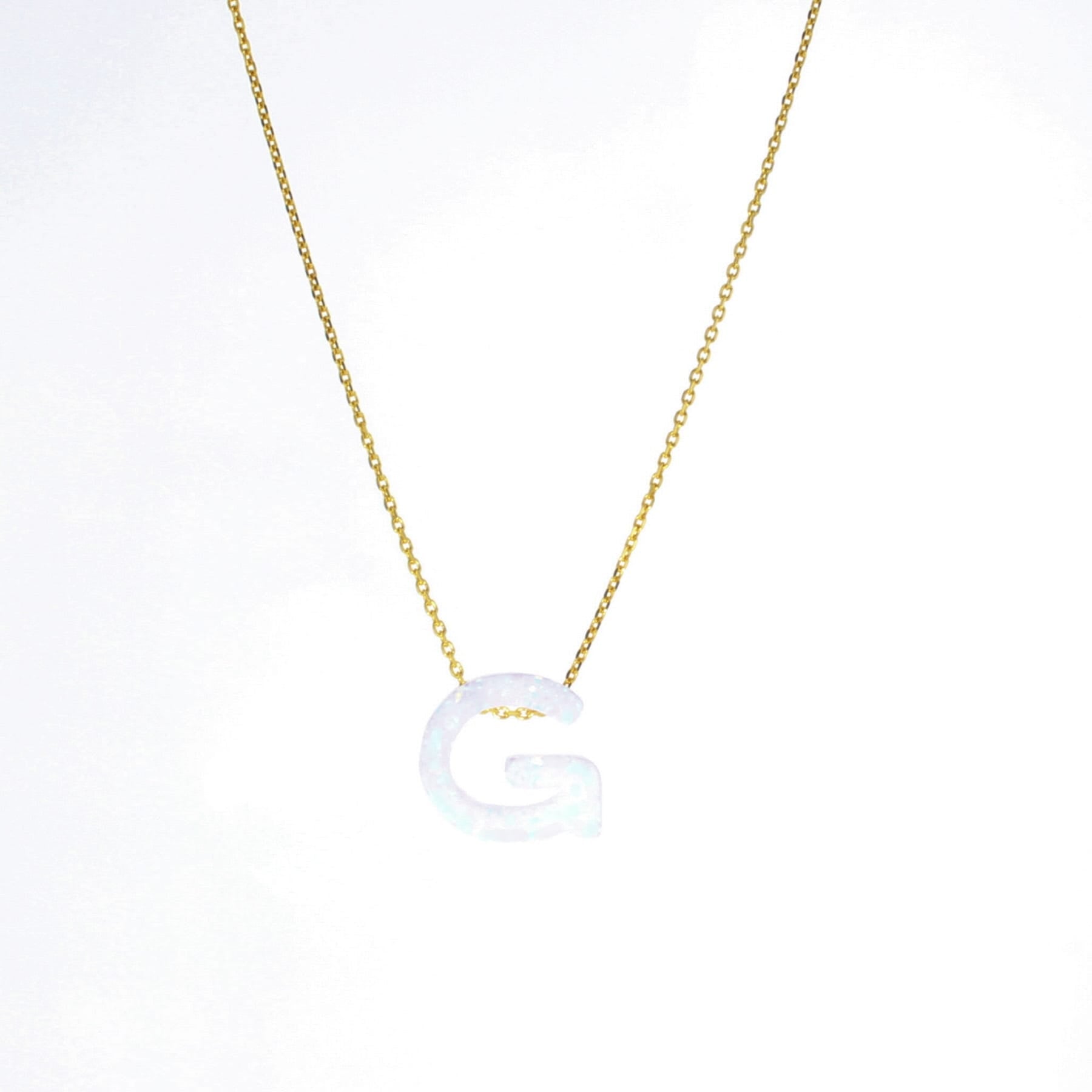 Aurora Letter Necklace - Lotus Jewelry Studio