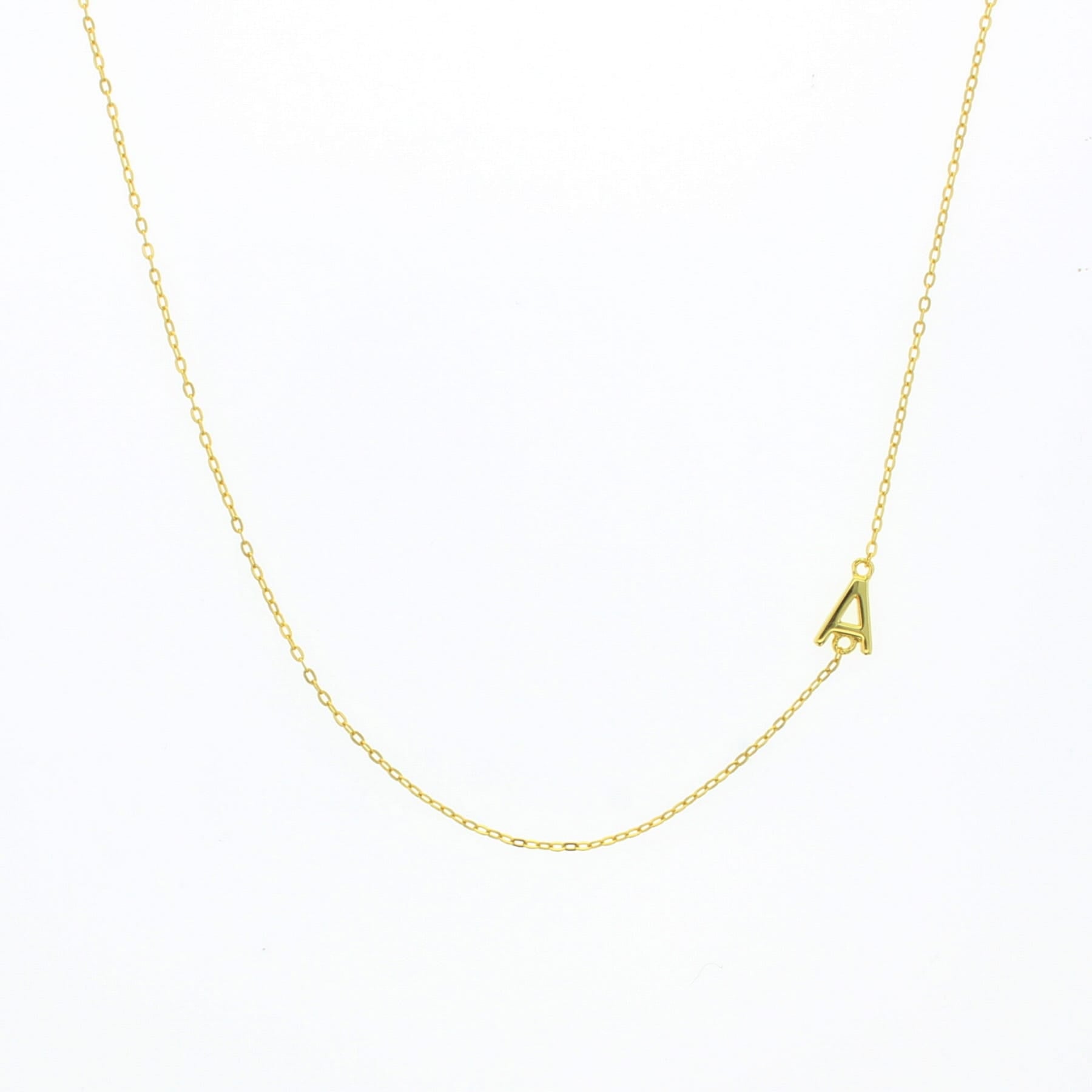 Balance Letter Necklace - Lotus Jewelry Studio
