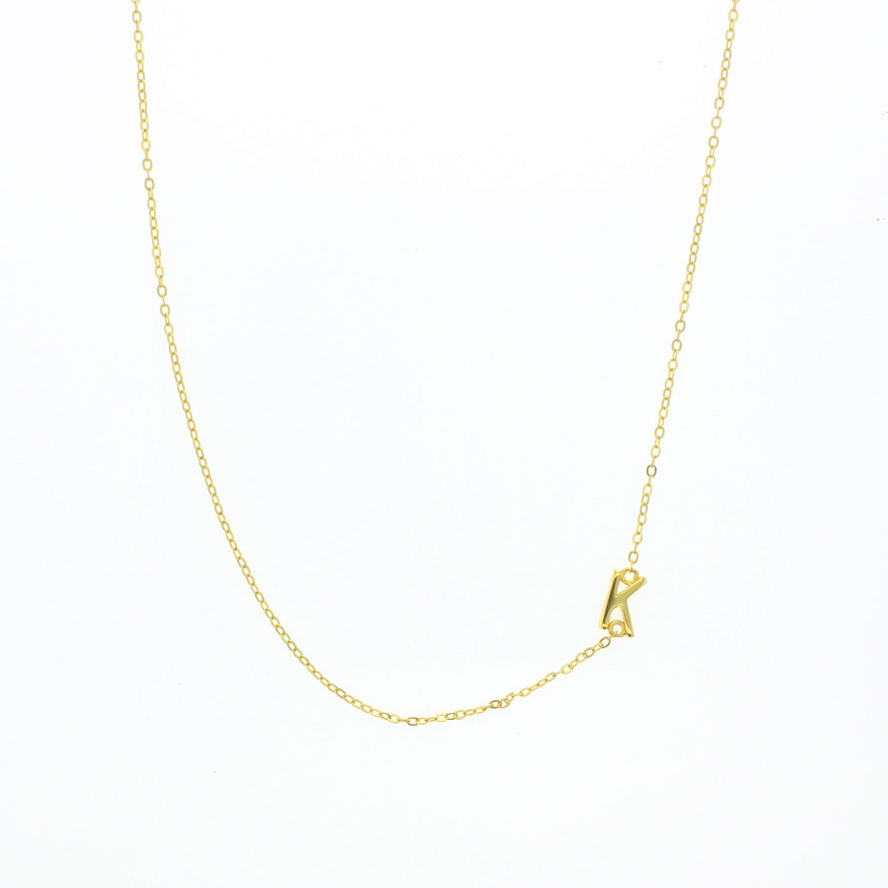 Balance Letter Necklace - Lotus Jewelry Studio