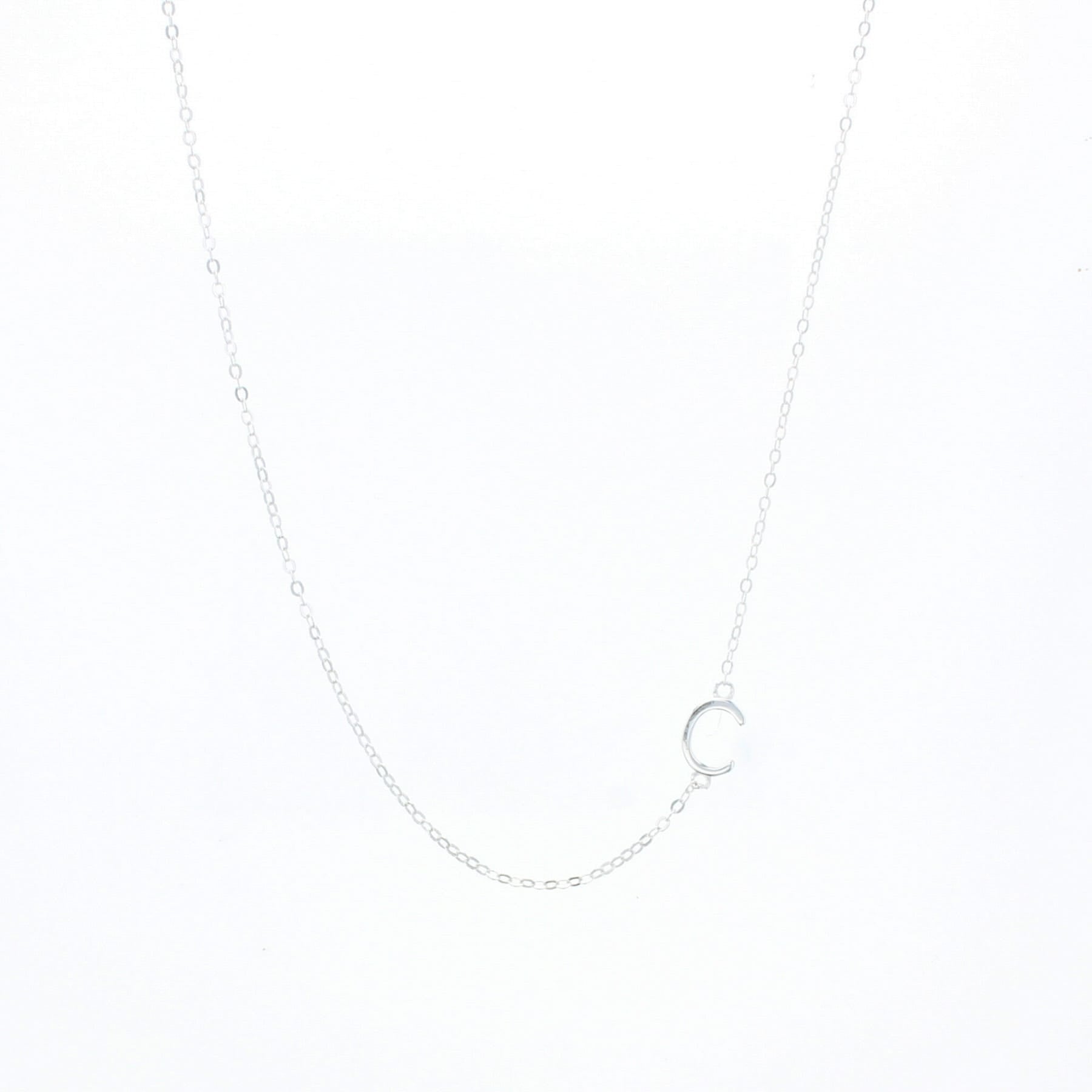 Balance Letter Necklace - Lotus Jewelry Studio