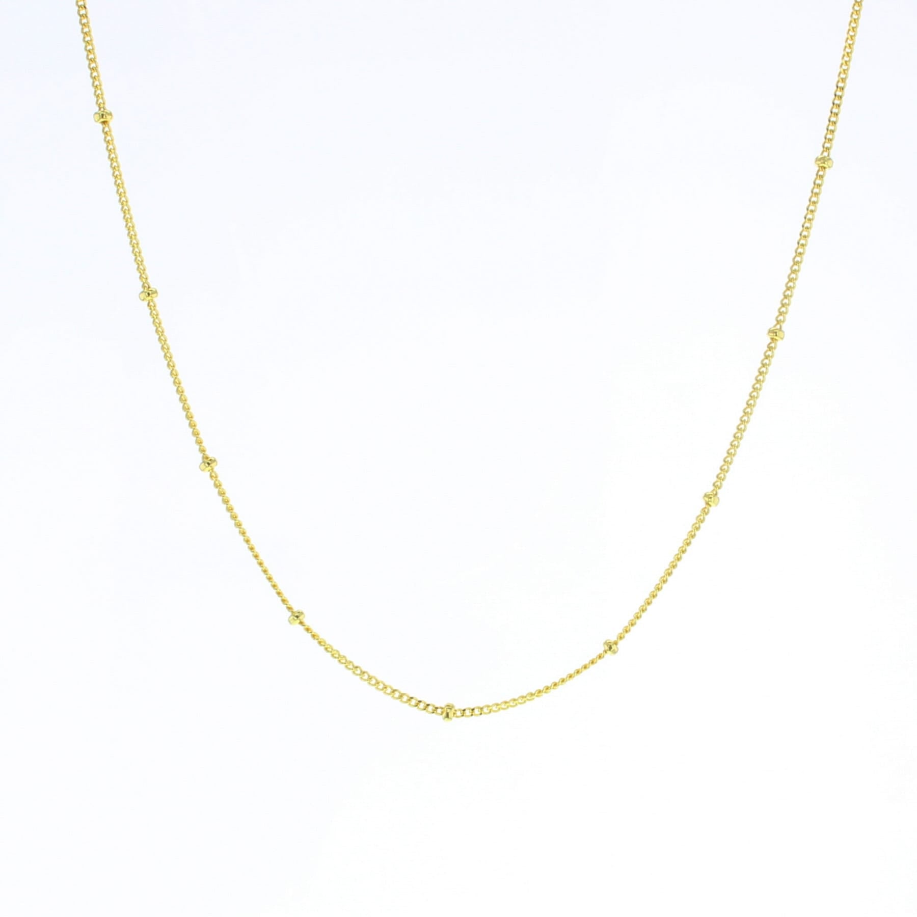 Beaded Curb Chain - Lotus Jewelry Studio