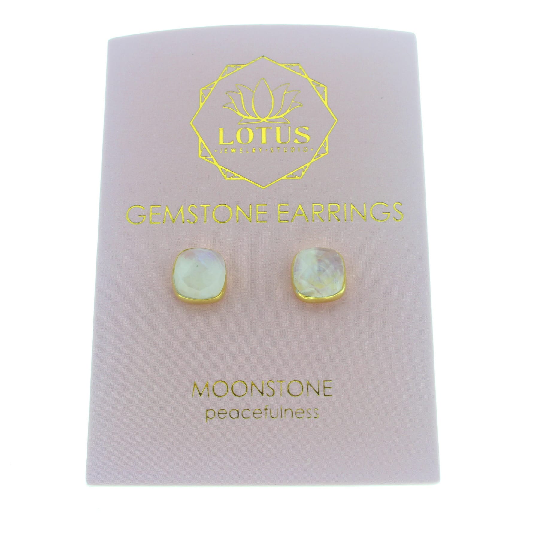 Carded Gemstone Earrings - Lotus Jewelry Studio