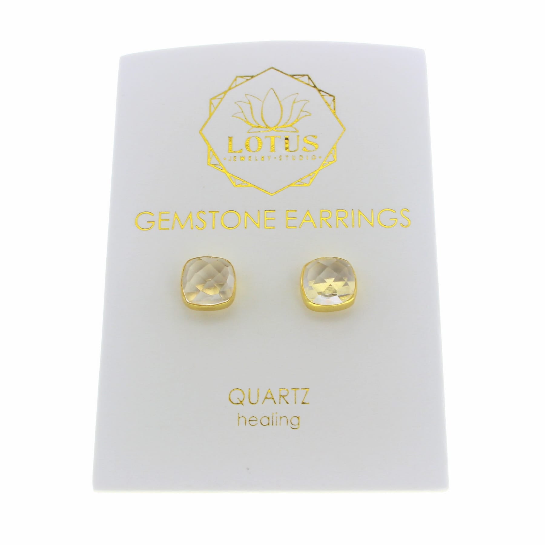 Carded Gemstone Earrings - Lotus Jewelry Studio
