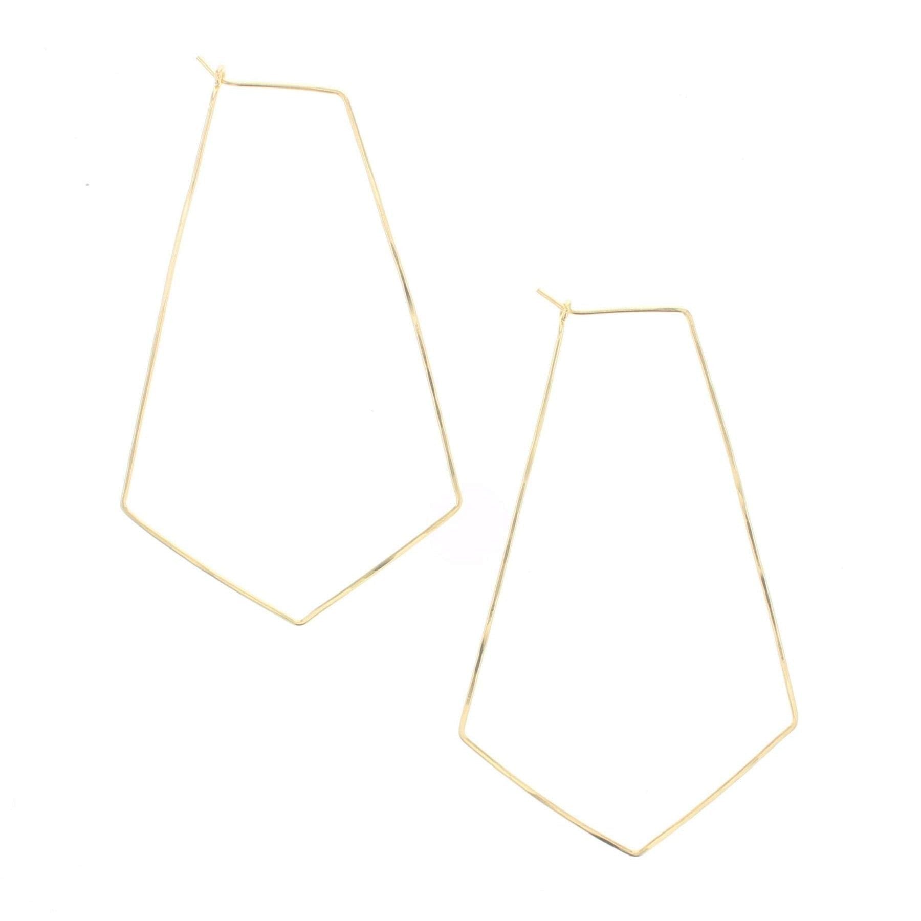 Kite Hoop Earrings - Lotus Jewelry Studio