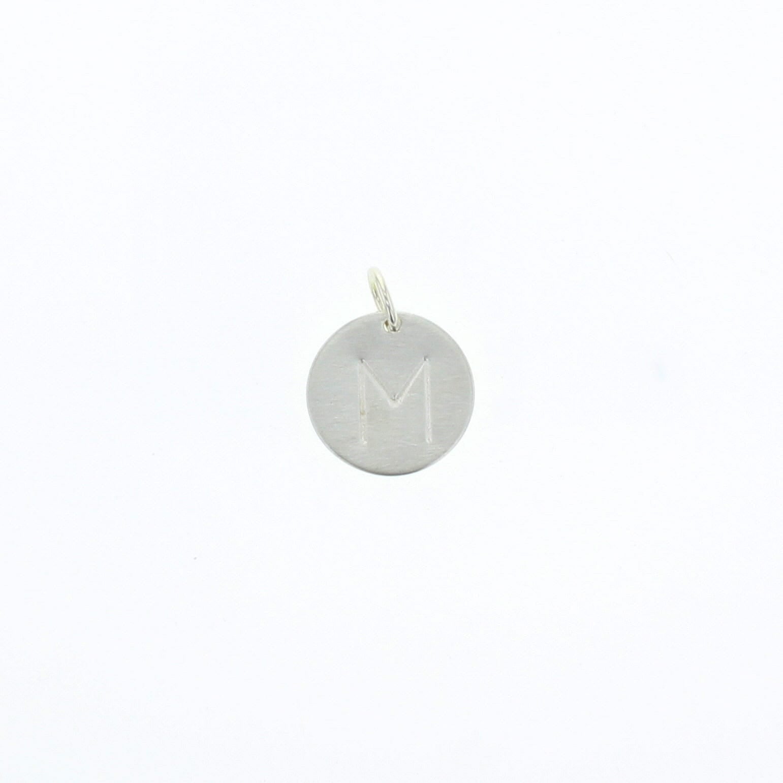 Round Letter Tag - Lotus Jewelry Studio