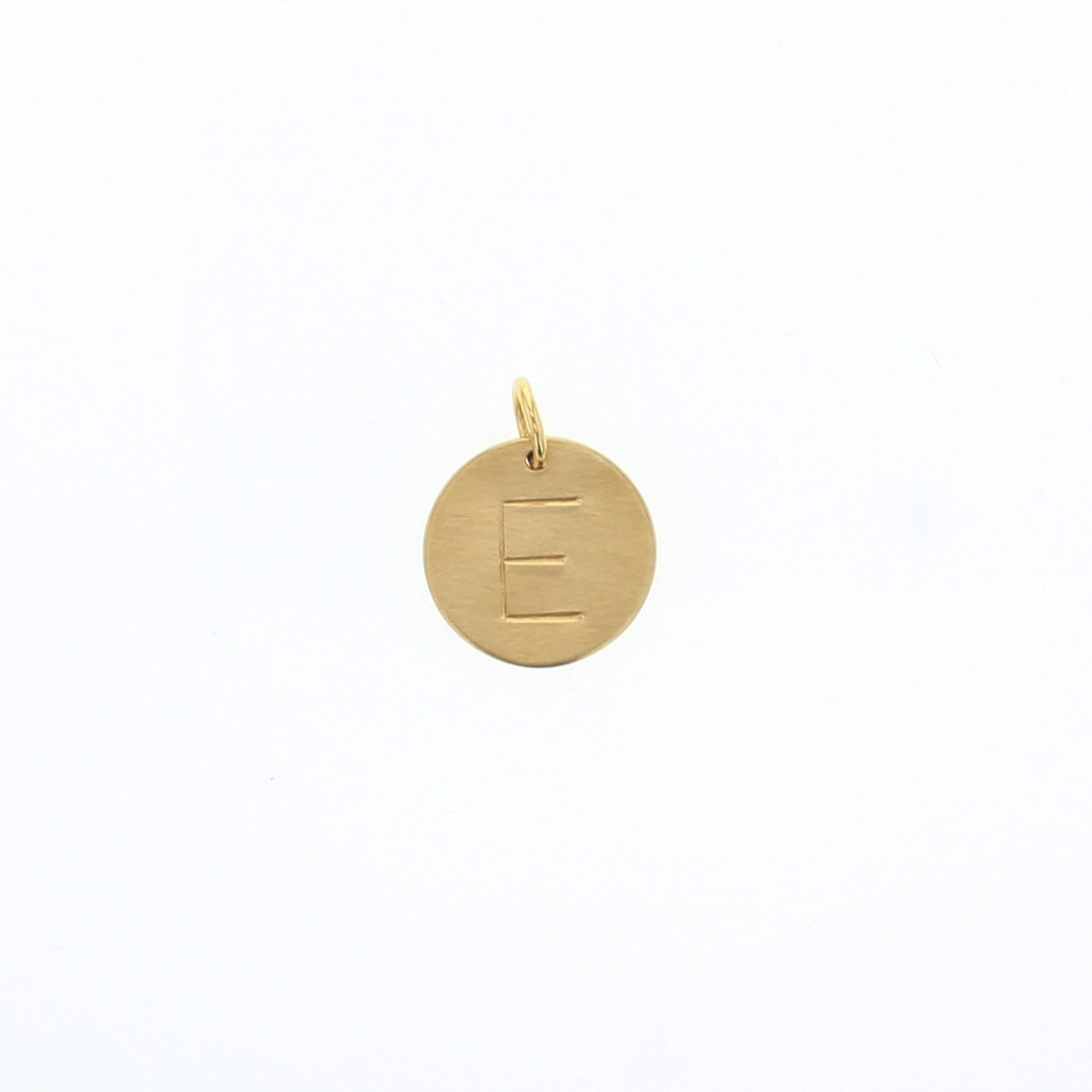 Round Letter Tag - Lotus Jewelry Studio