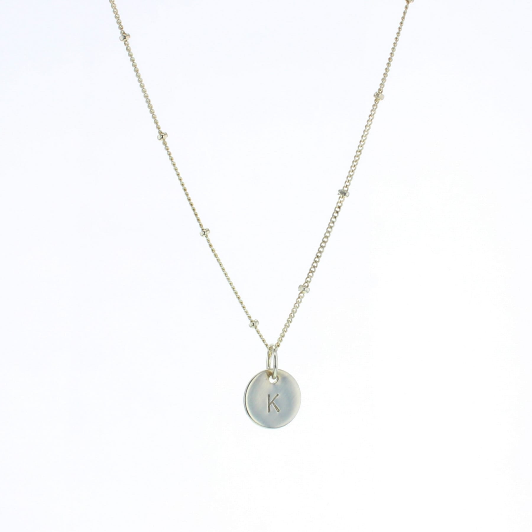 Trinket Letter Necklace - Lotus Jewelry Studio